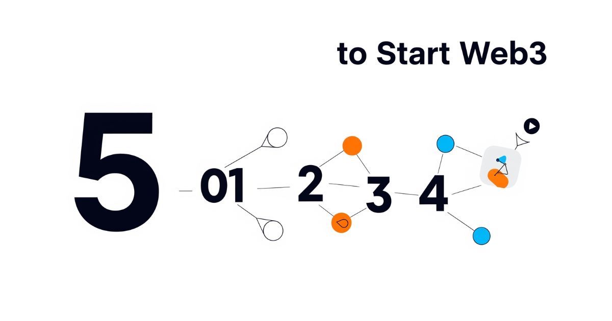 【全体像】たったこれだけ！Web3を始めるための5つのステップ