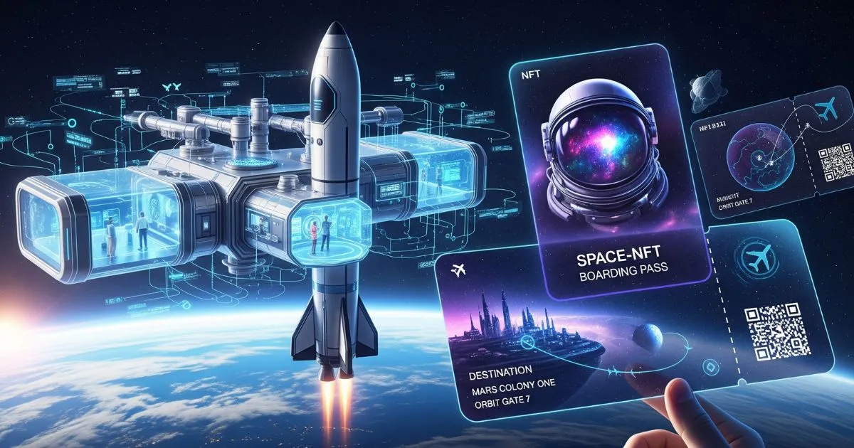 【未来シナリオ】NFT搭乗券は当たり前？宇宙経済はこう進化する