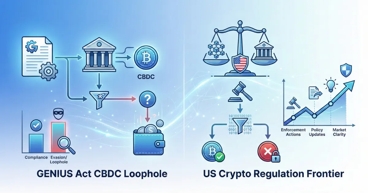 GENIUS法のCBDC抜け穴問題を徹底解説|米国暗号資産規制の最前線